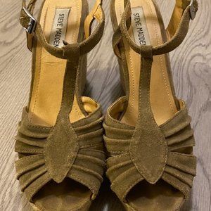 Suede Steve Madden Wedges